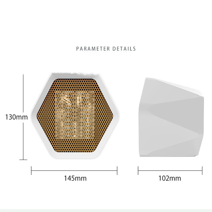 Hexagonal Heater White Hexagonal Heater White