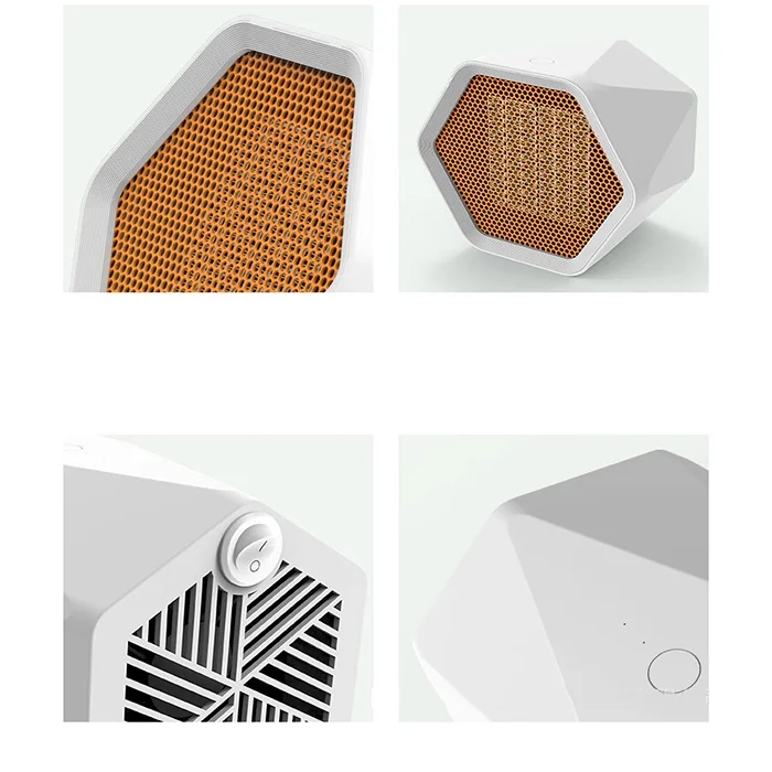 Hexagonal Heater White Hexagonal Heater White