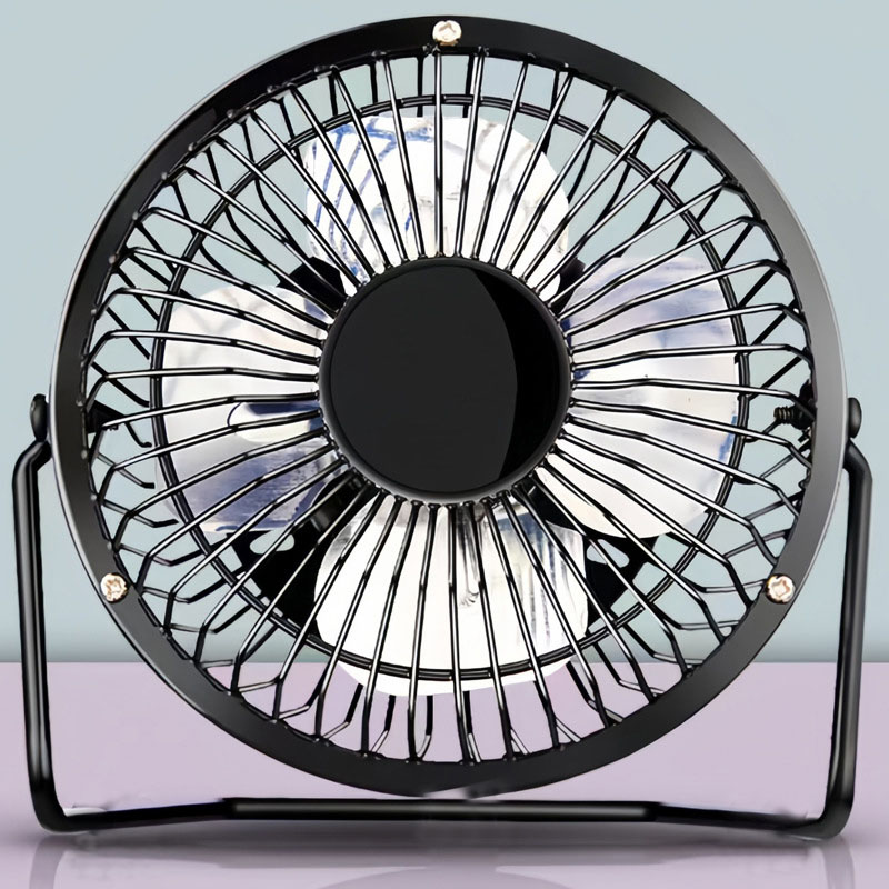 USB Desk Air Cooler Fan Sort Metal